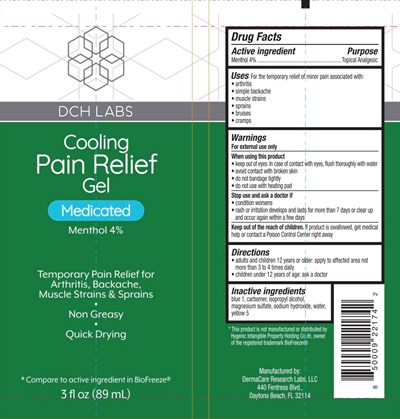 Label (Dch Painr 76 Cooling Pain Relief Gel)